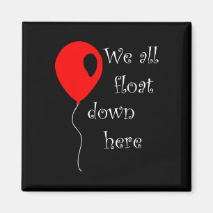 Aimant C'est le costume d'Halloween Balloon rouge Vous fl