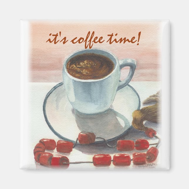 Aimant c'est l'heure du café ! (Devant)
