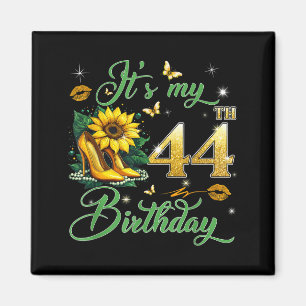 Aimant C'est mon 44e anniversaire rose 44 ans Anniversair