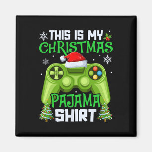 Aimant C'Est Mon Jeu Vidéo De Pajama De Noël Gamer Men B
