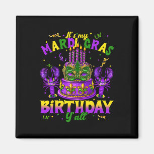 Aimant C'Est Mon Mardi Gras Anniversaire Yall Mardi Gras 