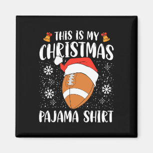 Aimant C'Est Mon Pyjama De Noël Chemise De Football Xmas