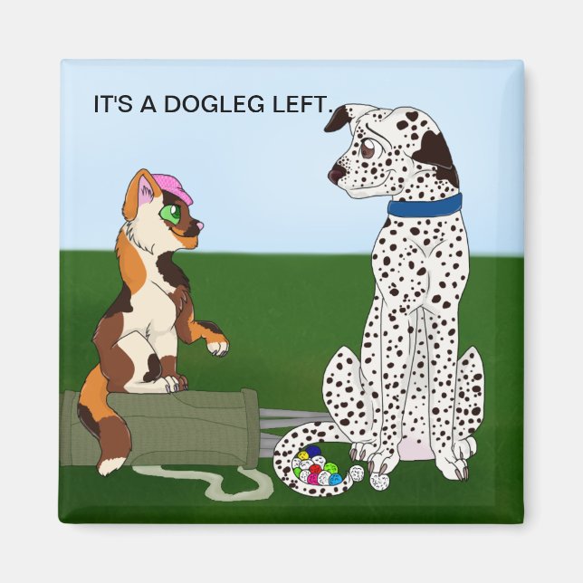 AIMANT C'EST UN DOGLEG GAUCHE (Devant)