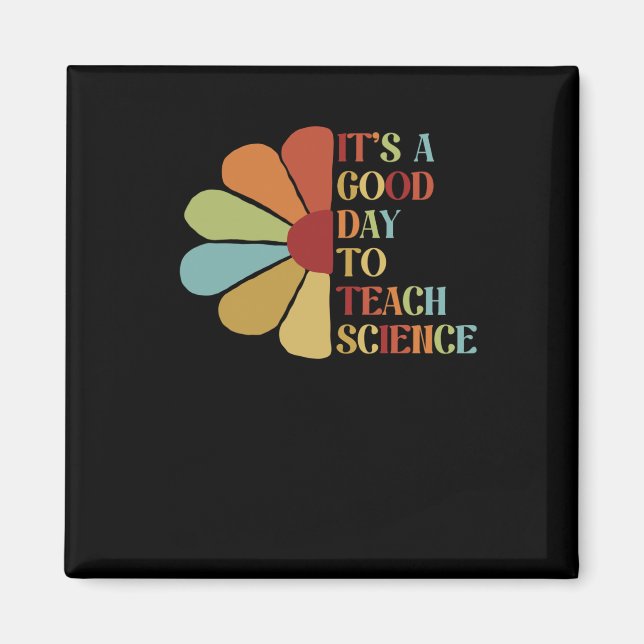 Aimant C'est une bonne journée pour enseigner la science. (Devant)