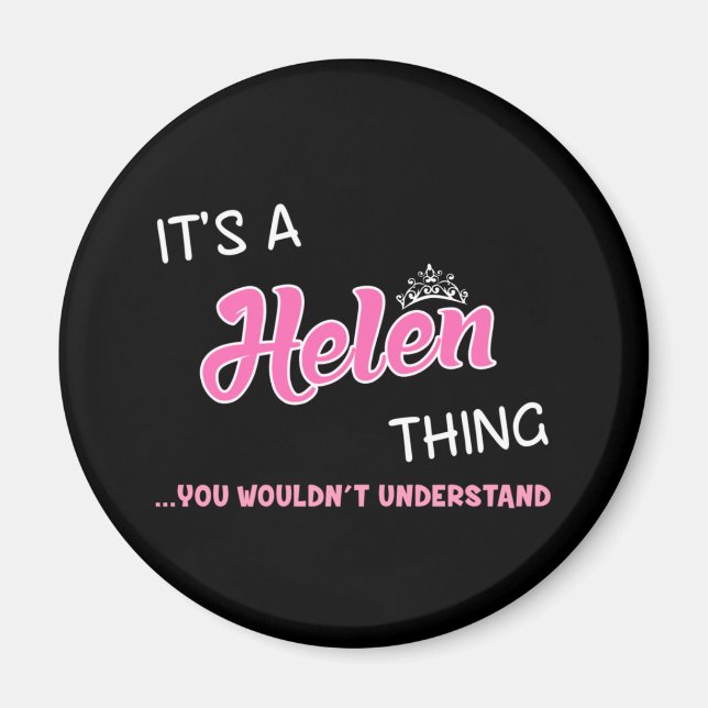 Aimant C'est une chose Helen que tu ne comprendrais pas (Devant)