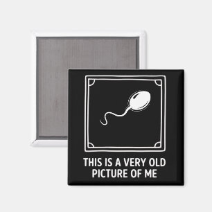 Aimant C'est une très vieille photo de moi gag drôle 