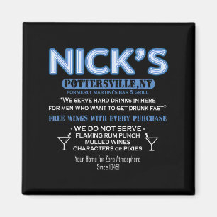 Aimant C'est une vie merveilleuse Nicks Bar George Bailey