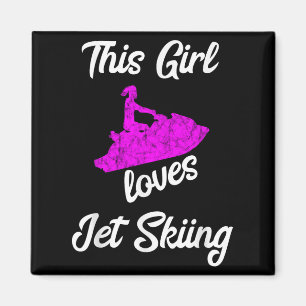 Aimant Cette Fille Aime Le Jet Ski Watercraft Jet Ski Jet