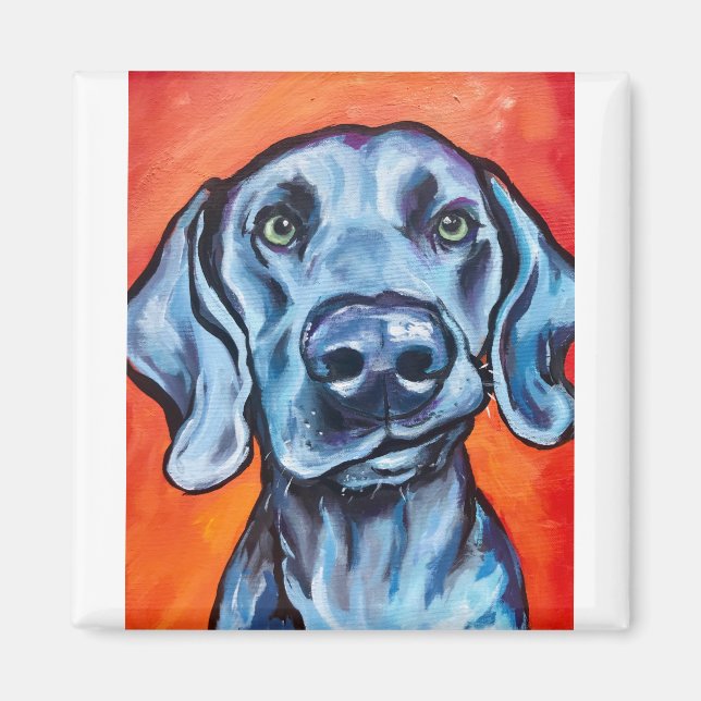 Aimant Cette lèvre-là ! Weimaraner (Devant)