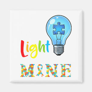 Aimant Cette petite lumière de la mienne Autisme Sensibil