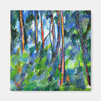 Cézanne - Dans les Bois, célèbre peinture