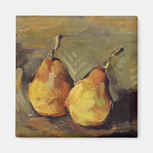Aimant Cezanne - Deux poires, célèbre peinture,