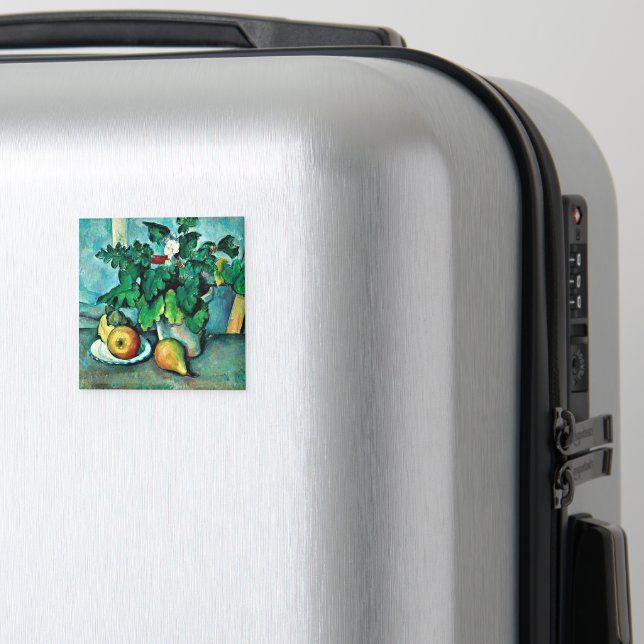 Aimant Cezanne - Pot de primeurs et fruits (In Situ (Bagages))