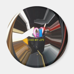 Aimant Chai My Life adorable Idées do-it-yourself inspiré