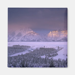 Aimant Chaîne Teton depuis Snake River Overlook, Grand