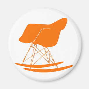 Aimant Chaise à bascule en plastique moulé Eames