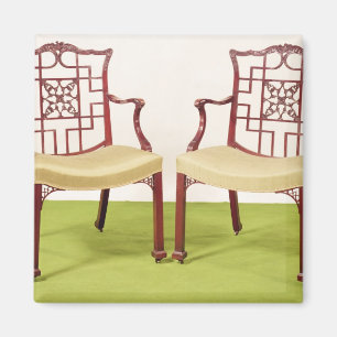 Aimant Chaises en acajou Chippendale