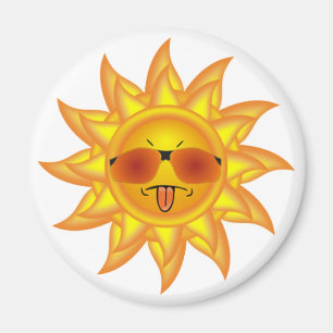 Aimant Chaleur Drôle, Chaleur D'Été, Soleil - Attitude Tr