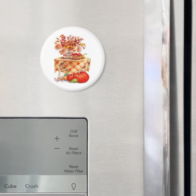 Aimant Chaleureuse Table de récolte d'automne (In situ (réfrigérateur))