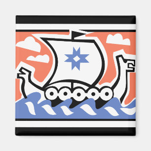 Aimant Chaloupe de Viking