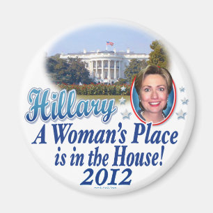 Aimant Chambre 2012 de Hillary par ButtonZUP