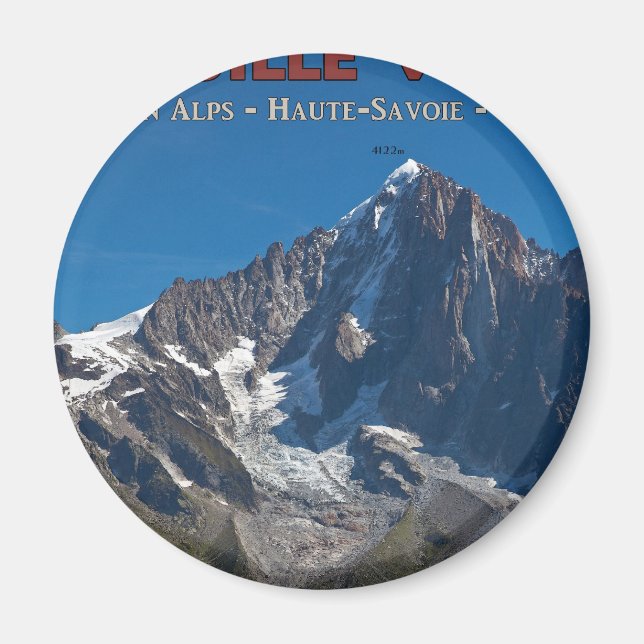 Aimant Chamonix - Aiguille Verte (Devant)