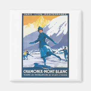 Aimant Chamonix Mont Blanc vintage