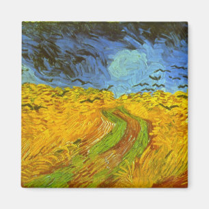 Aimant Champ de blé avec corbeaux de Vincent van Gogh
