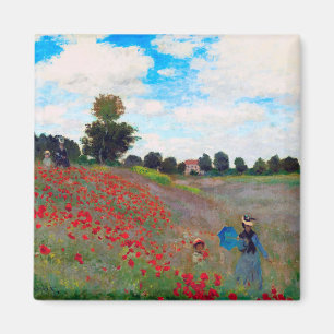 Aimant Champ de pavot, Monet