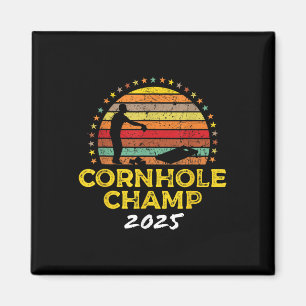 Aimant Champion de Cornhole 2025, Tournoi de sacs de Corn