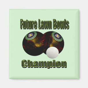 Aimant Champion du Futur Bowls de pelouse,