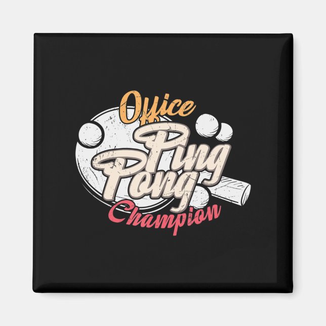 Aimant Champion du Ping Pong Office (Devant)