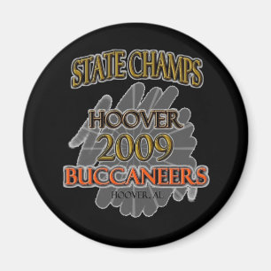 Aimant Champions 2009 d'état de Hoover Buccaneers Alabam
