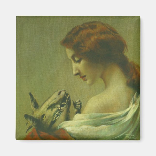 Aimant Changeling du diable mère et bébé (Devant)