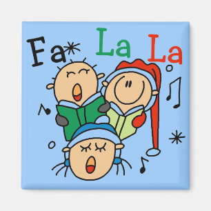 Aimant Chanter des chansons de Noël Tshirts et cadeaux