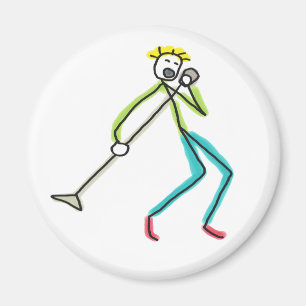 Aimant Chanteur Stickman