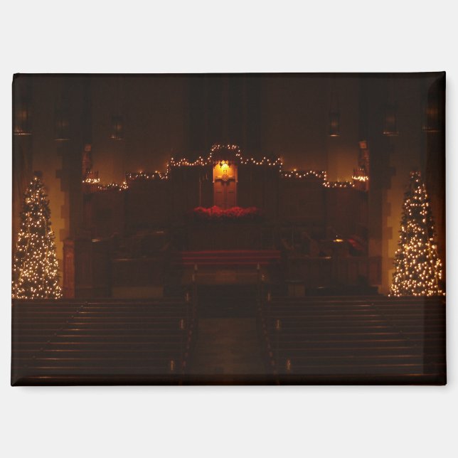 Aimant Chapelle Harbison à Christmas Grove City College (Recto)