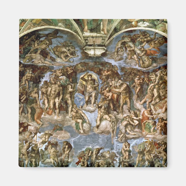 Aimant Chapelle Sixtine : Le jugement Dernier, 1538-41 (Devant)
