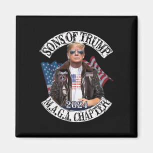 Aimant Chapitre 2024 de Trump Maga