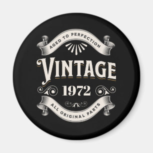 Aimant Chaque année Anniversaire Vintage