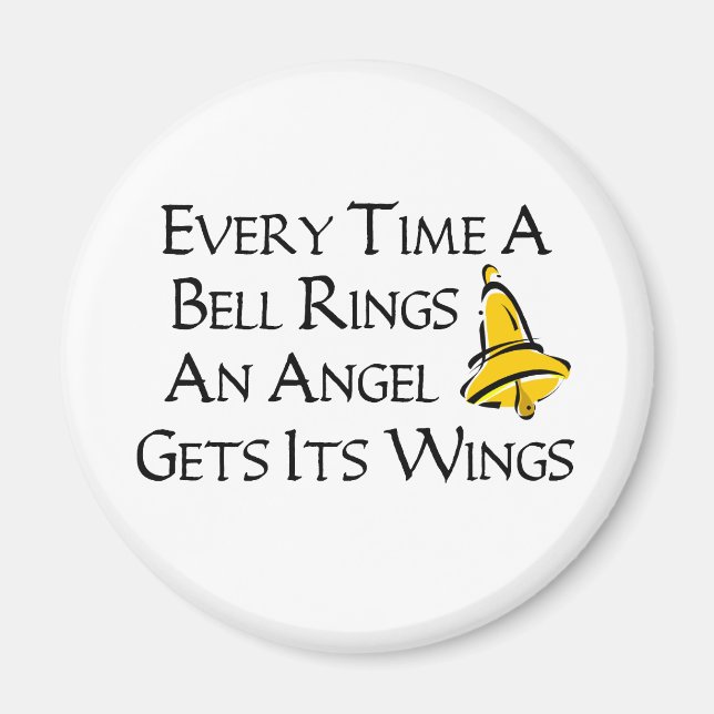 Aimant Chaque fois qu'une cloche sonne (Devant)