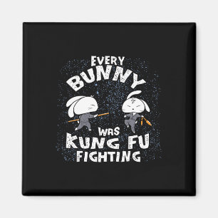 Aimant Chaque lapin faisait du kung-fu en karaté ninja de