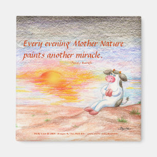 Aimant Chaque mère nature de soirée peint un autre