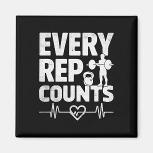 Aimant Chaque Rep Compte Weightlifter Bodybuilding Bodybu