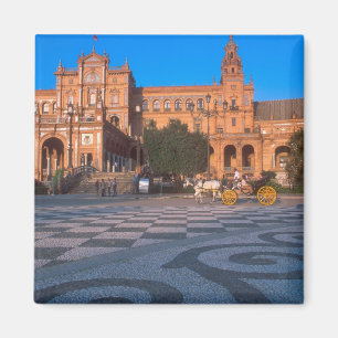 Aimant Chariot à cheval sur la Plaza de Espana à