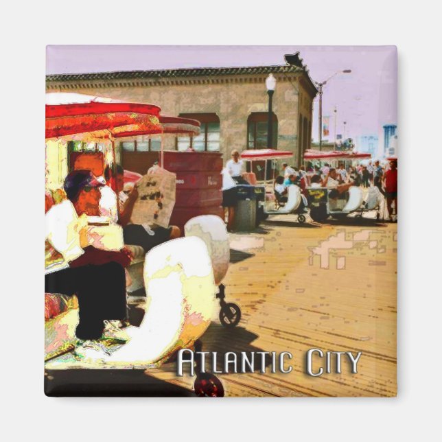 Aimant Chariot sur la promenade (Devant)