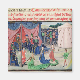 Aimant Charlemagne et ses barons étant enchantés