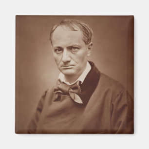 Aimant Charles Baudelaire (1821-67), poète français,