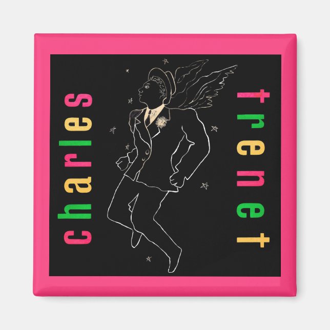 Aimant Charles Trenet (Devant)