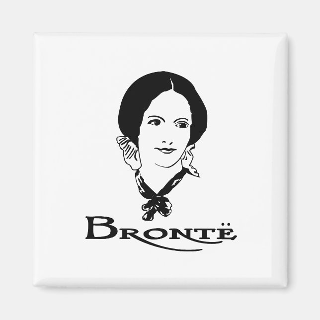 Aimant Charlotte Bronte (Devant)